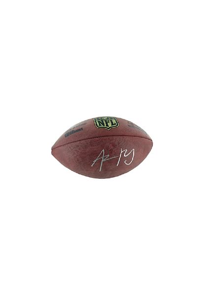 Aaron Autographed Rodgers NFL Duke Football (Steiner COA)